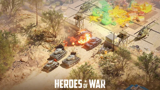 Heroes of War: Idle army game