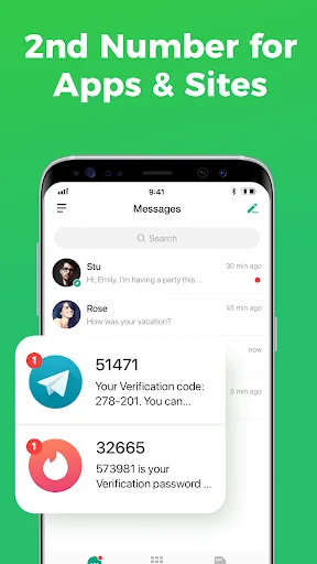 2nd Line - Second Phone Number