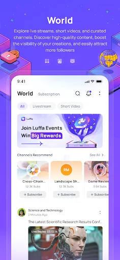 Luffa:Secure Encrypted Chat
