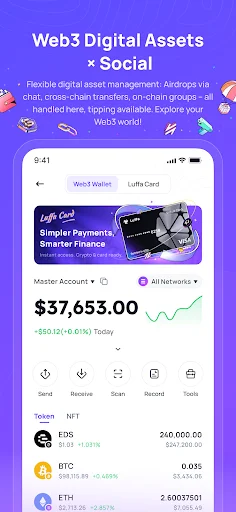 Luffa:Secure Encrypted Chat