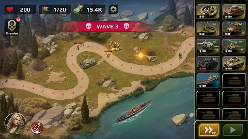 WWII Defense: RTS Army TD game