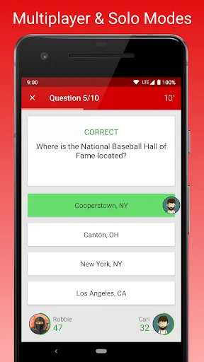 Fan Quiz for MLB