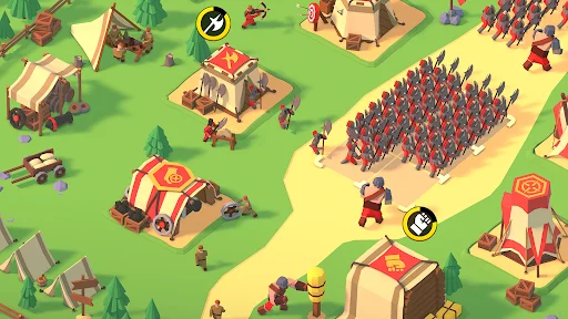 Idle Siege: War Tycoon Game