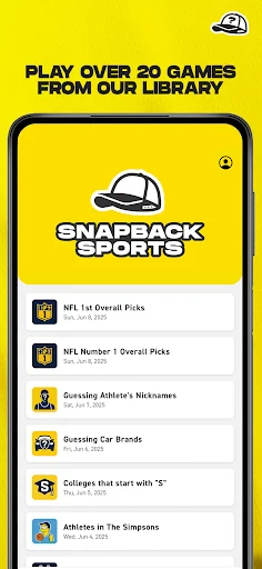 Snapback Sports Trivia