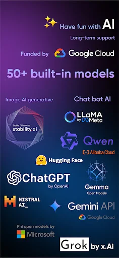 AI Hub: 50+ models LLM in 1min