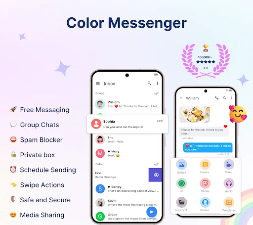 Color Messenger: Messages, SMS