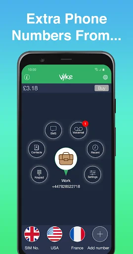 Vyke: Second Phone/2nd Line