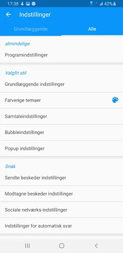 Handcent Next SMS Danish Langu