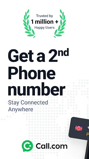 Call.com: 2nd Phone Number App