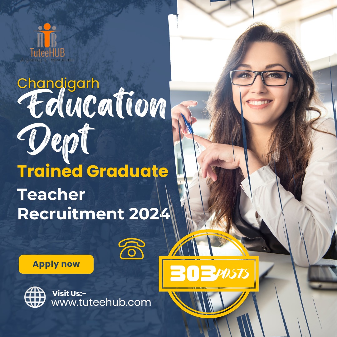 Chandigarh Education Dept Trained Graduate Teacher Recruitment Tutorial