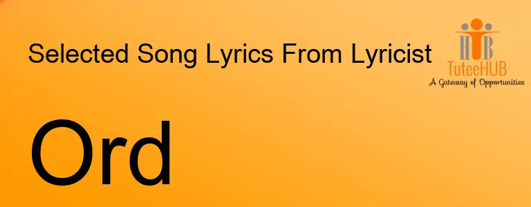Ord