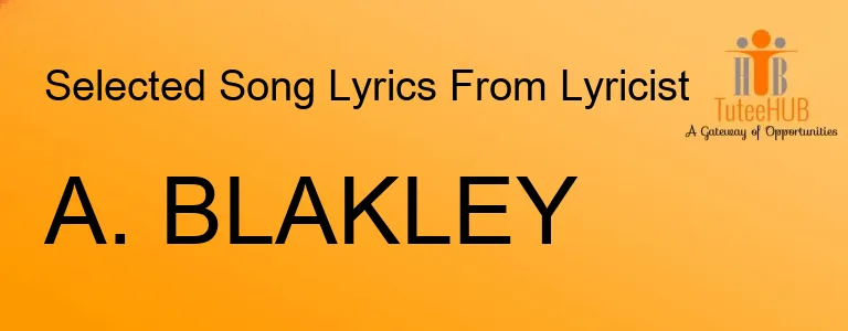 A. BLAKLEY