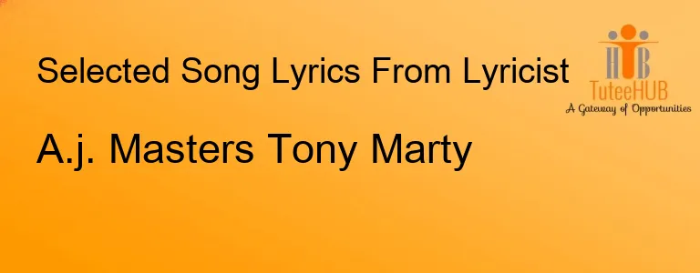 A.j. Masters Tony Marty