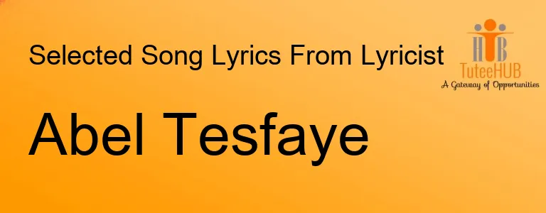 Abel Tesfaye