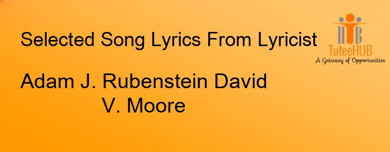 Adam J. Rubenstein David V. Moore