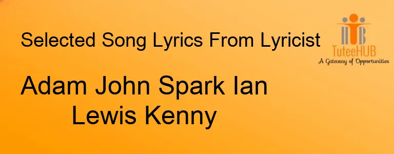 Adam John Spark Ian Lewis Kenny