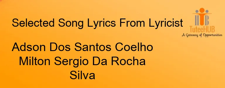 Adson Dos Santos Coelho Milton Sergio Da Rocha Silva