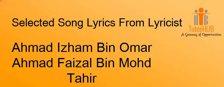 Ahmad Izham Bin Omar Ahmad Faizal Bin Mohd Tahir