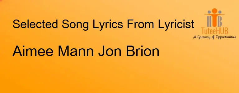 Aimee Mann Jon Brion