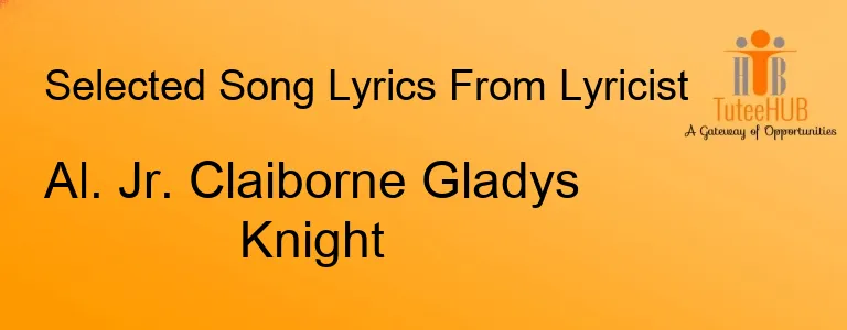 Al. Jr. Claiborne Gladys Knight