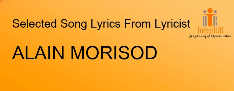 ALAIN MORISOD