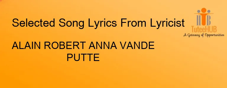 Alain Robert Anna Vande Putte