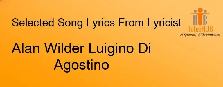 Alan Wilder Luigino Di Agostino