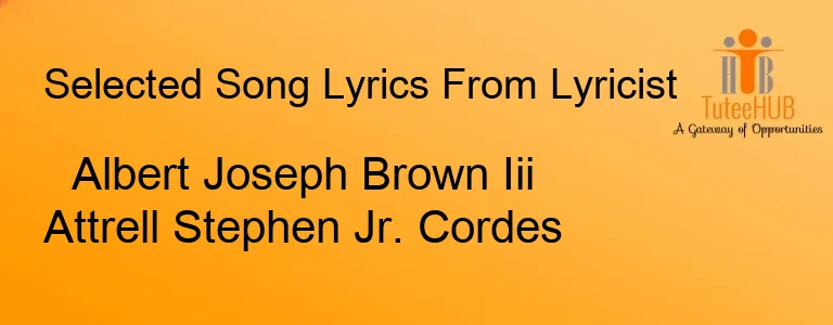 Albert Joseph Brown Iii Attrell Stephen Jr. Cordes
