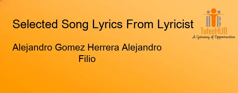 Alejandro Gomez Herrera Alejandro Filio