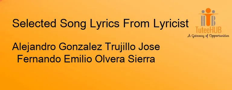 Alejandro Gonzalez Trujillo Jose Fernando Emilio Olvera Sierra