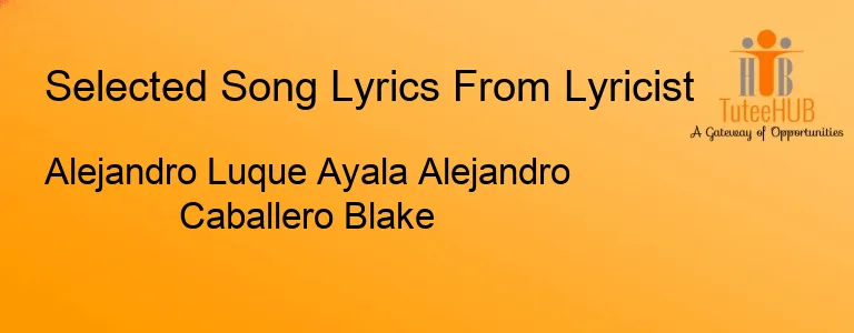 Alejandro Luque Ayala Alejandro Caballero Blake