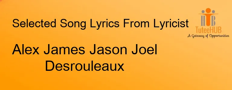 Alex James Jason Joel Desrouleaux