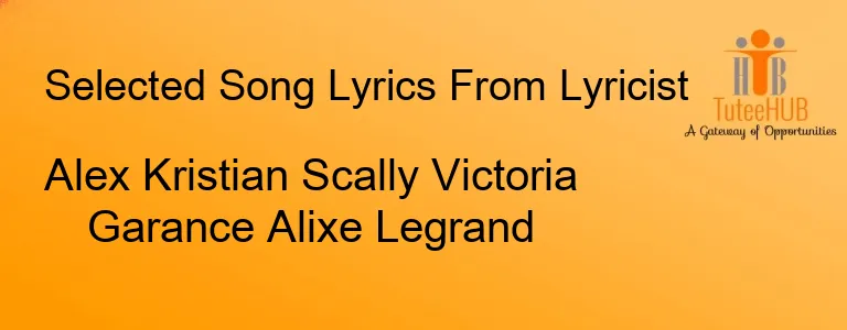 Alex Kristian Scally Victoria Garance Alixe Legrand