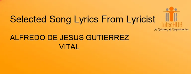 ALFREDO DE JESUS GUTIERREZ VITAL