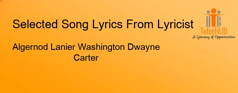 Algernod Lanier Washington Dwayne Carter