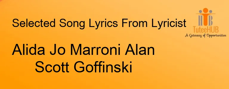 Alida Jo Marroni Alan Scott Goffinski