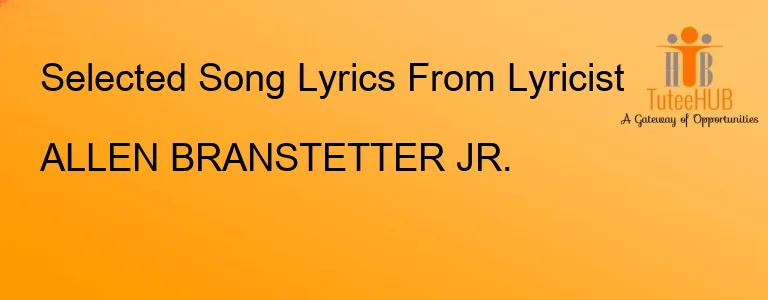 ALLEN BRANSTETTER JR.