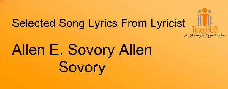 Allen E. Sovory Allen Sovory