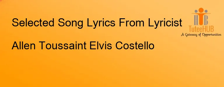 Allen Toussaint Elvis Costello