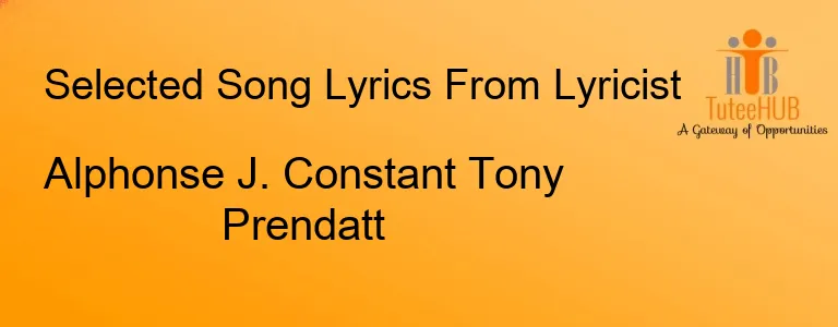 Alphonse J. Constant Tony Prendatt