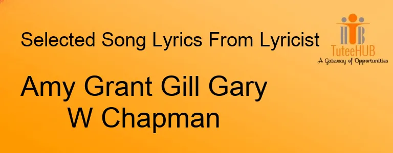 Amy Grant Gill Gary W Chapman