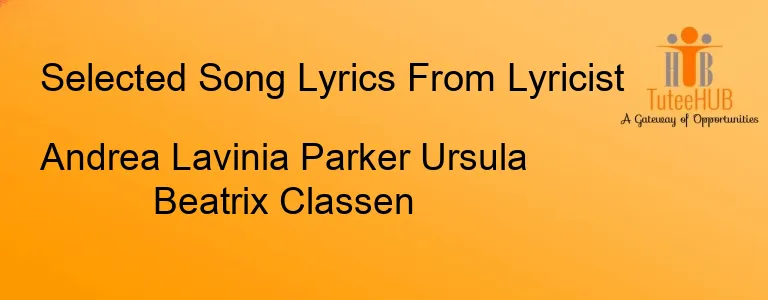 Andrea Lavinia Parker Ursula Beatrix Classen