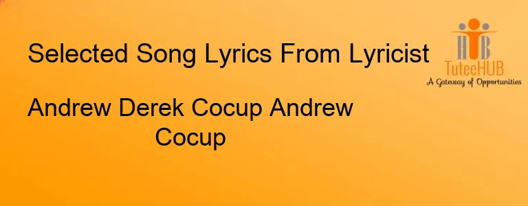 Andrew Derek Cocup Andrew Cocup