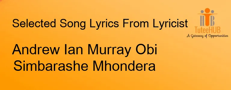 Andrew Ian Murray Obi Simbarashe Mhondera