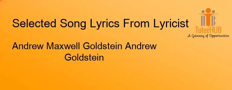 Andrew Maxwell Goldstein Andrew Goldstein