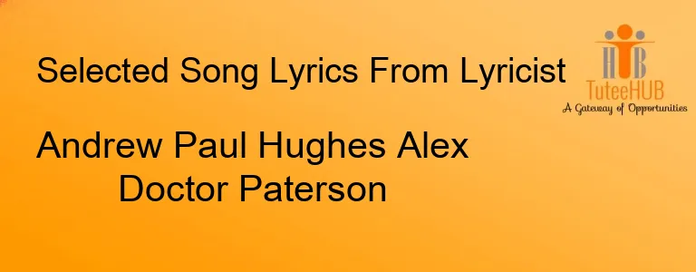 Andrew Paul Hughes Alex Doctor Paterson