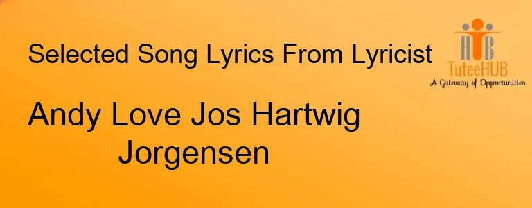Andy Love Jos Hartwig Jorgensen