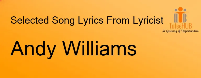 ANDY WILLIAMS