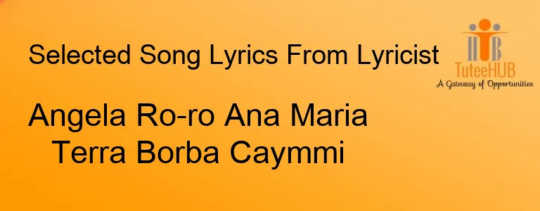 Angela Ro-ro Ana Maria Terra Borba Caymmi