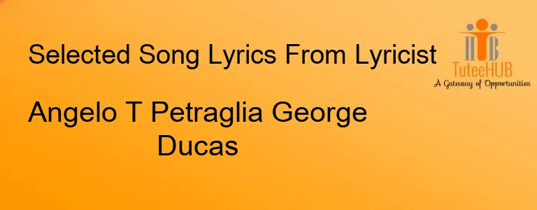 Angelo T Petraglia George Ducas